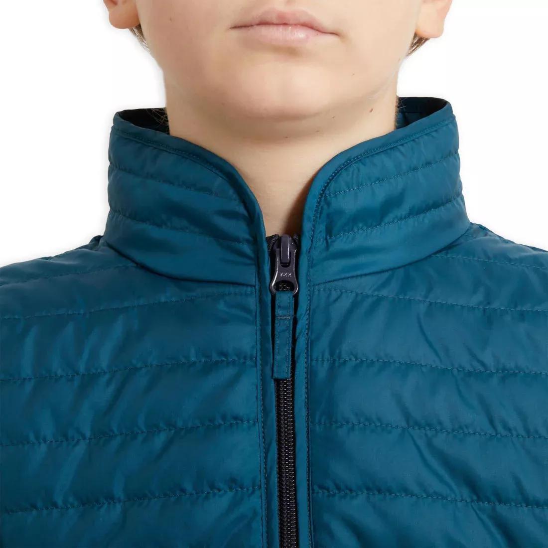 Kids Girls Sleeveless Horse Riding Padded Jacket 100, Pink, , large image number 9