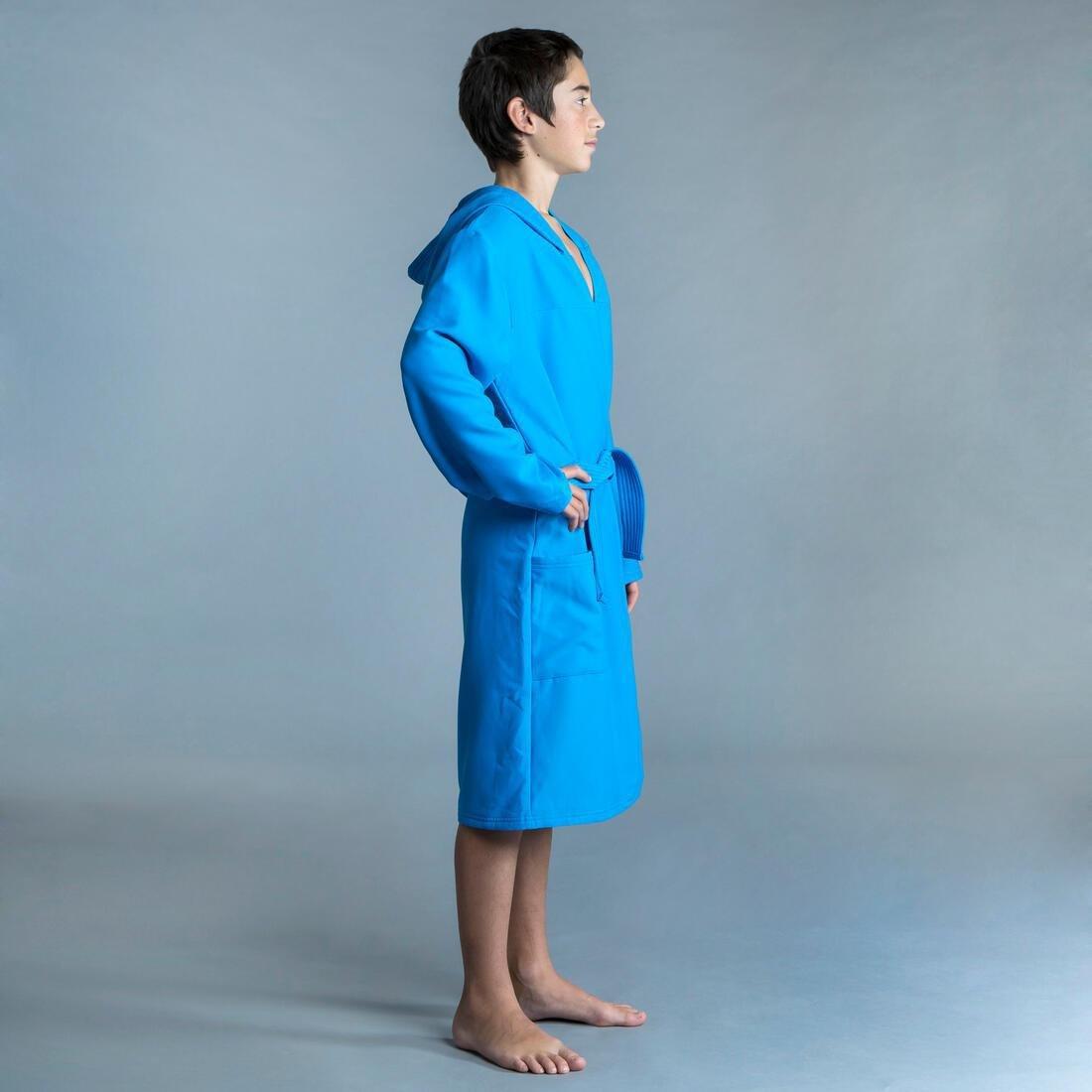 Kids Girls Compact Pool Bathrobe, Pink, No Color, large image number 5