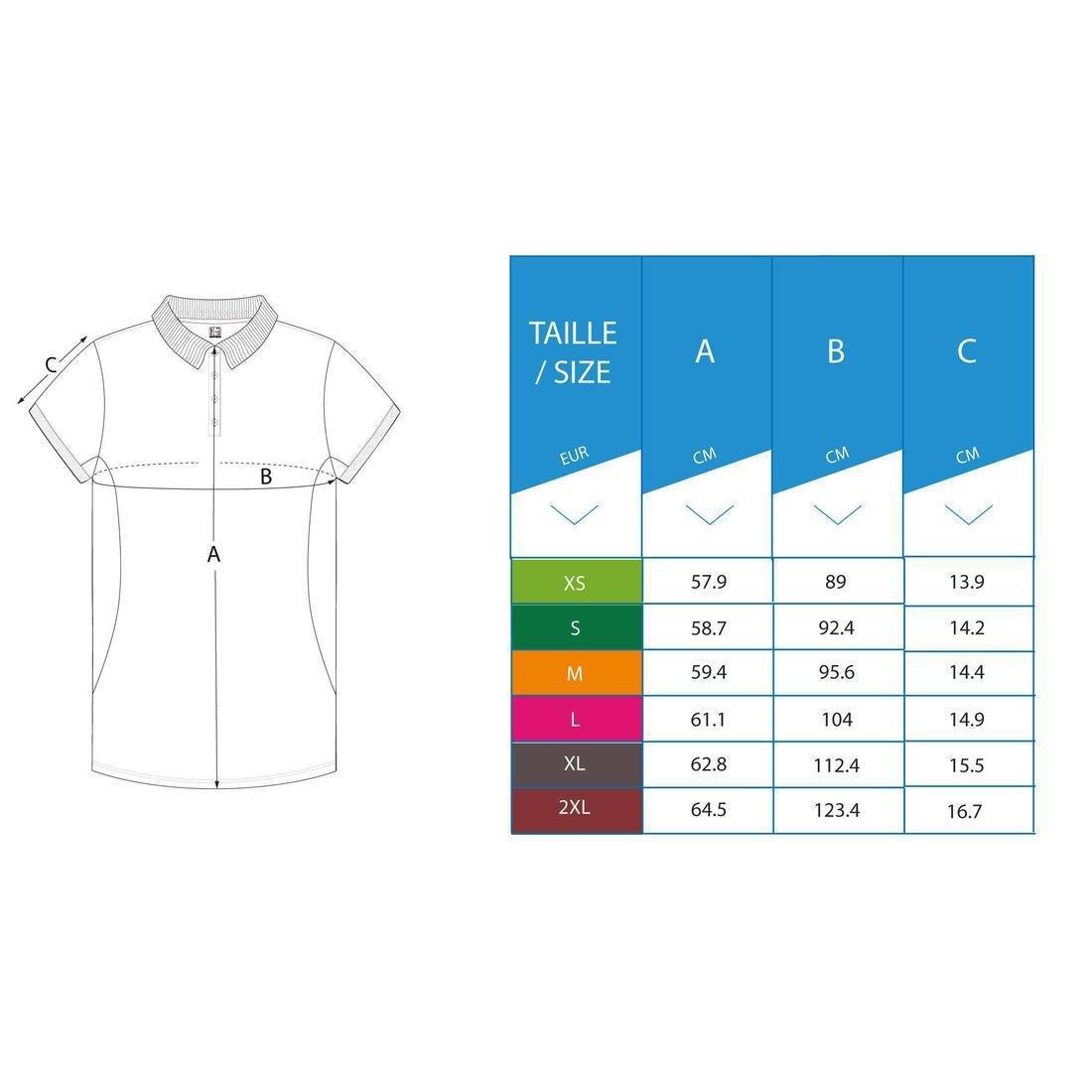 ULTRA WHITE Women's golf short sleeve polo shirt - WW 500, , large image number 9