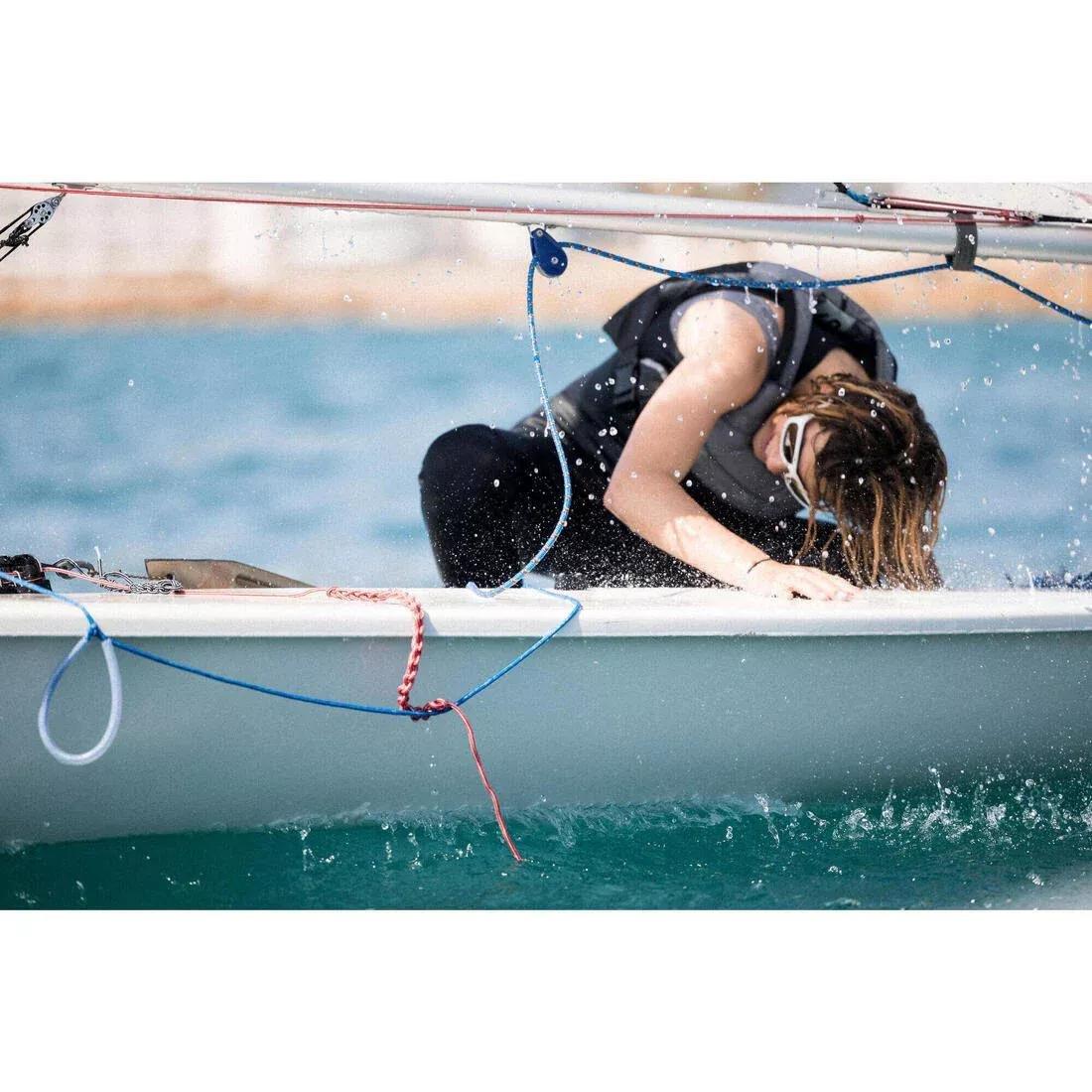 Buoyancy Life Jacket Ba 50 Newtons Sailing Club, Grey, No Color, large image number 6