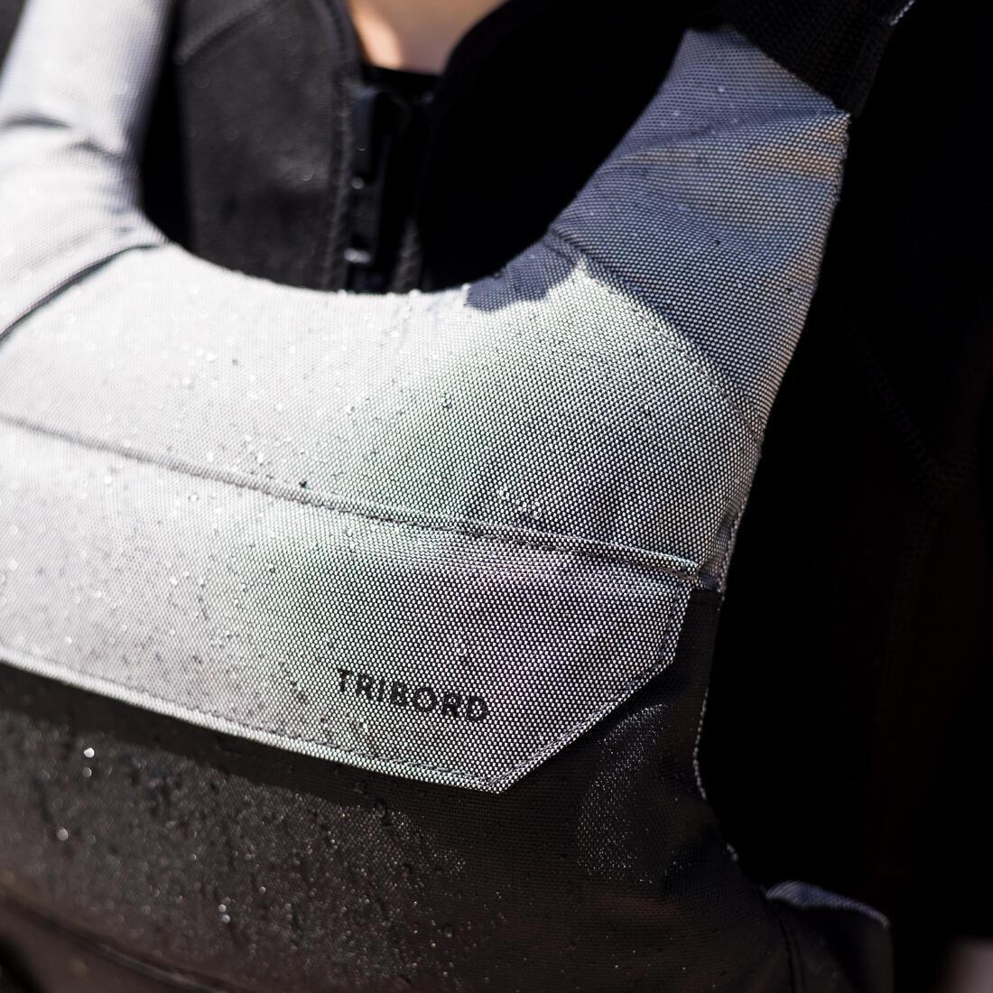 Buoyancy Life Jacket Ba 50 Newtons Sailing Club, Grey, No Color, large image number 9