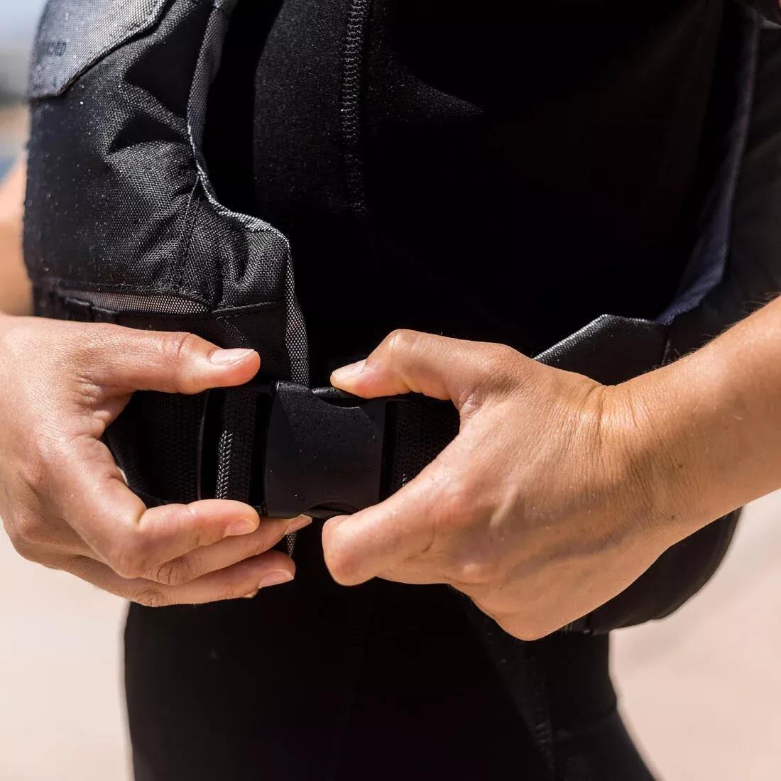 Buoyancy Life Jacket Ba 50 Newtons Sailing Club, Grey, No Color, large image number 10