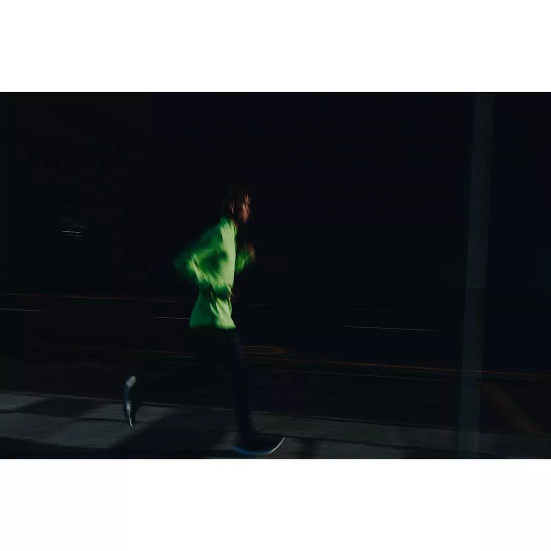 KALENJI--LS TS WARM DAY VISIBI LITY FLUO YELLOW, , large image number 6