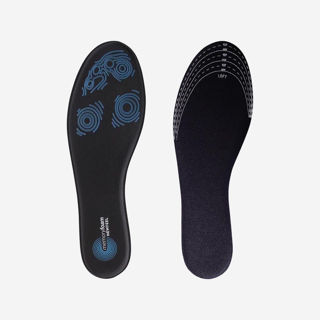 Memory Foam Insoles - W500, Black, No Color, large image number 0