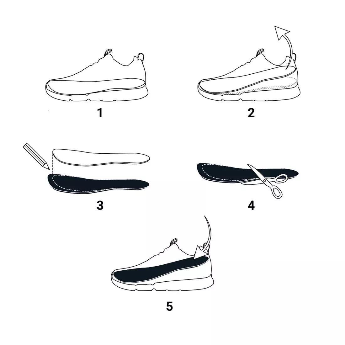 Memory Foam Insoles - W500, Black, , large image number 5