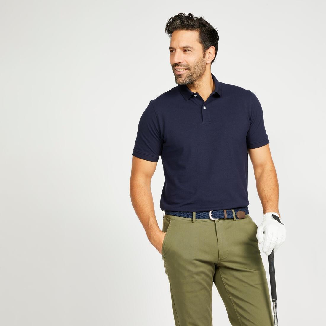 Men Golf Short-Sleeved Polo Shirt - Mw500, Grey, , large image number 5