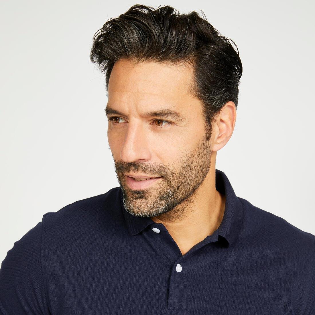 Men Golf Short-Sleeved Polo Shirt - Mw500, Grey, No Color, large image number 14