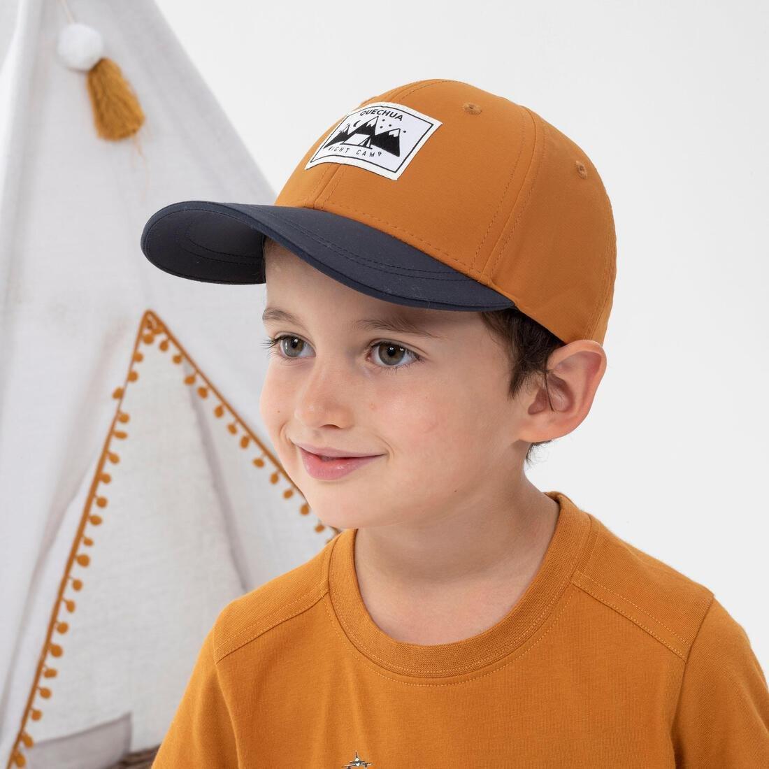 Unisex Kids Cap - Mh100 Kid, Orange, No Color, large image number 4