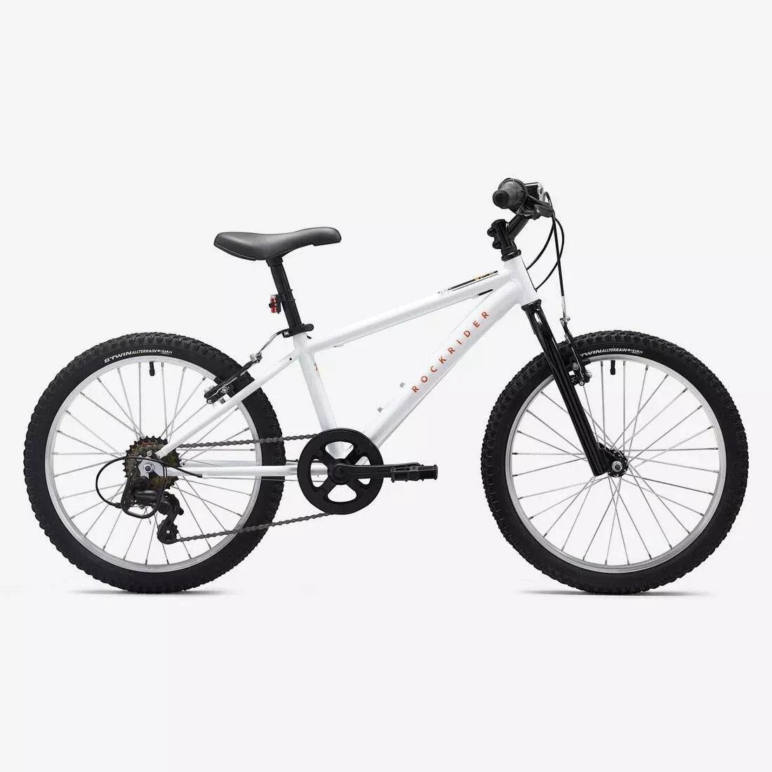 Kids Unisex Mountain Bike White - 20" MTB Expl 120, White, No Color, large image number 0