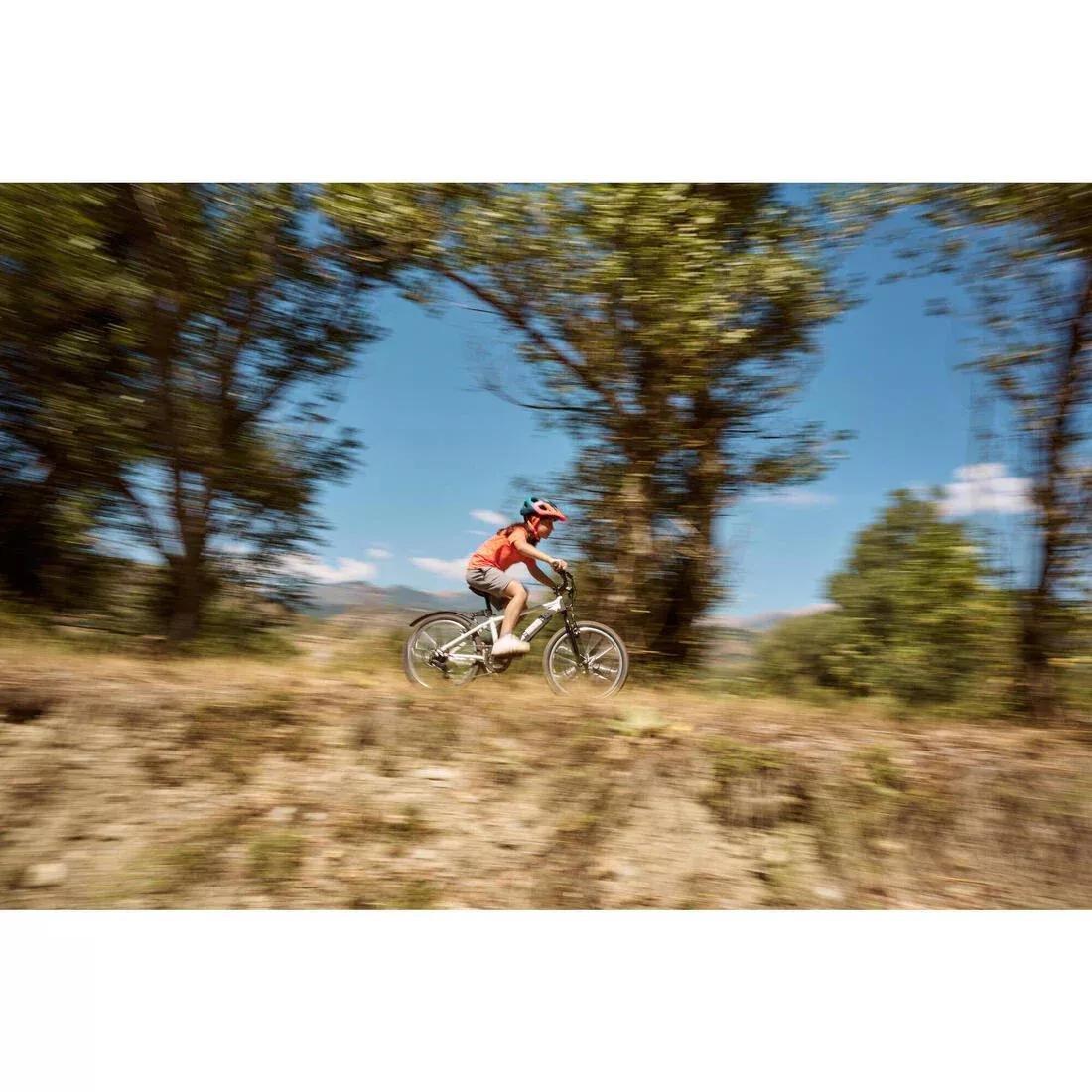 Kids Unisex Mountain Bike White - 20" MTB Expl 120, White, No Color, large image number 6