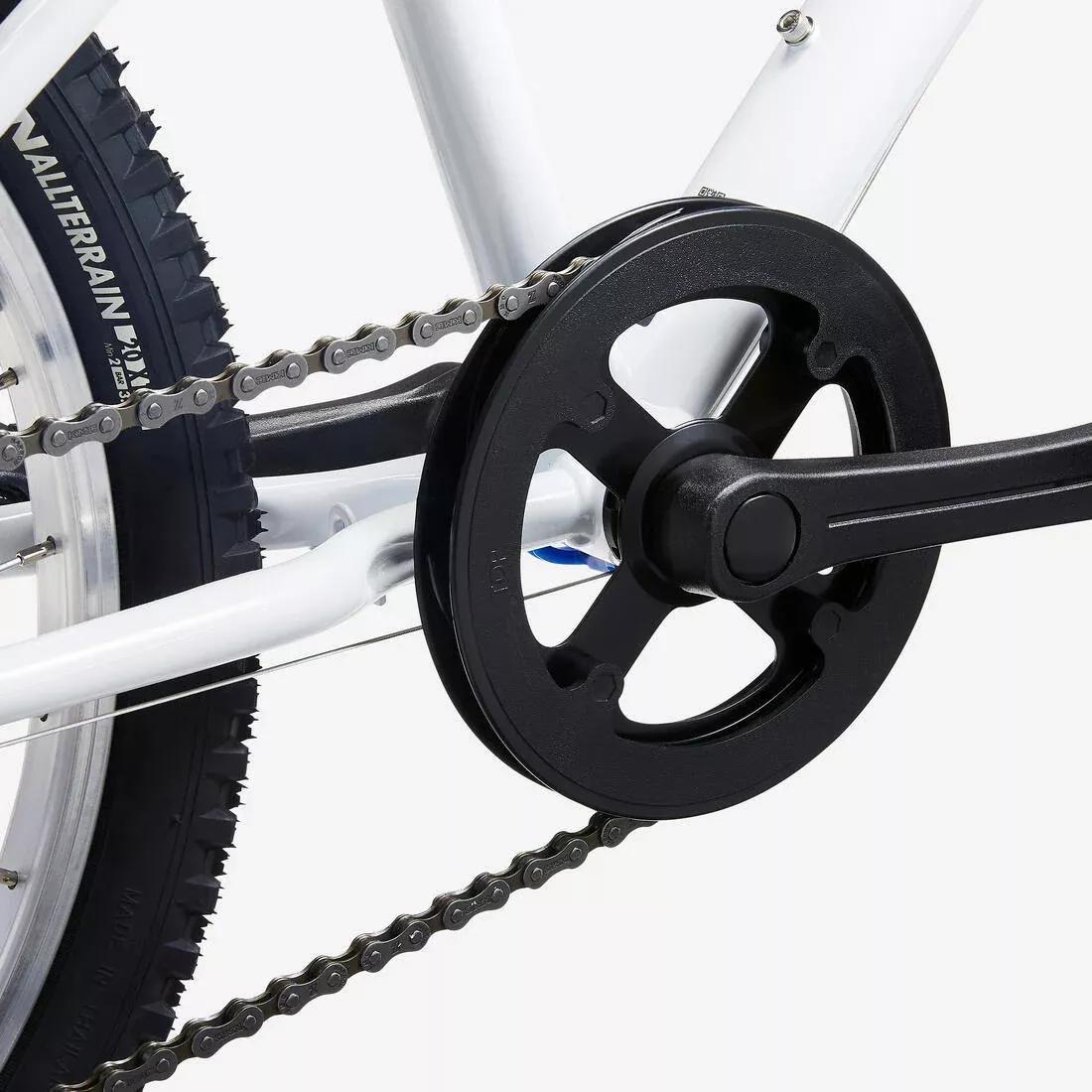 Kids Unisex Mountain Bike White - 20" MTB Expl 120, White, No Color, large image number 12