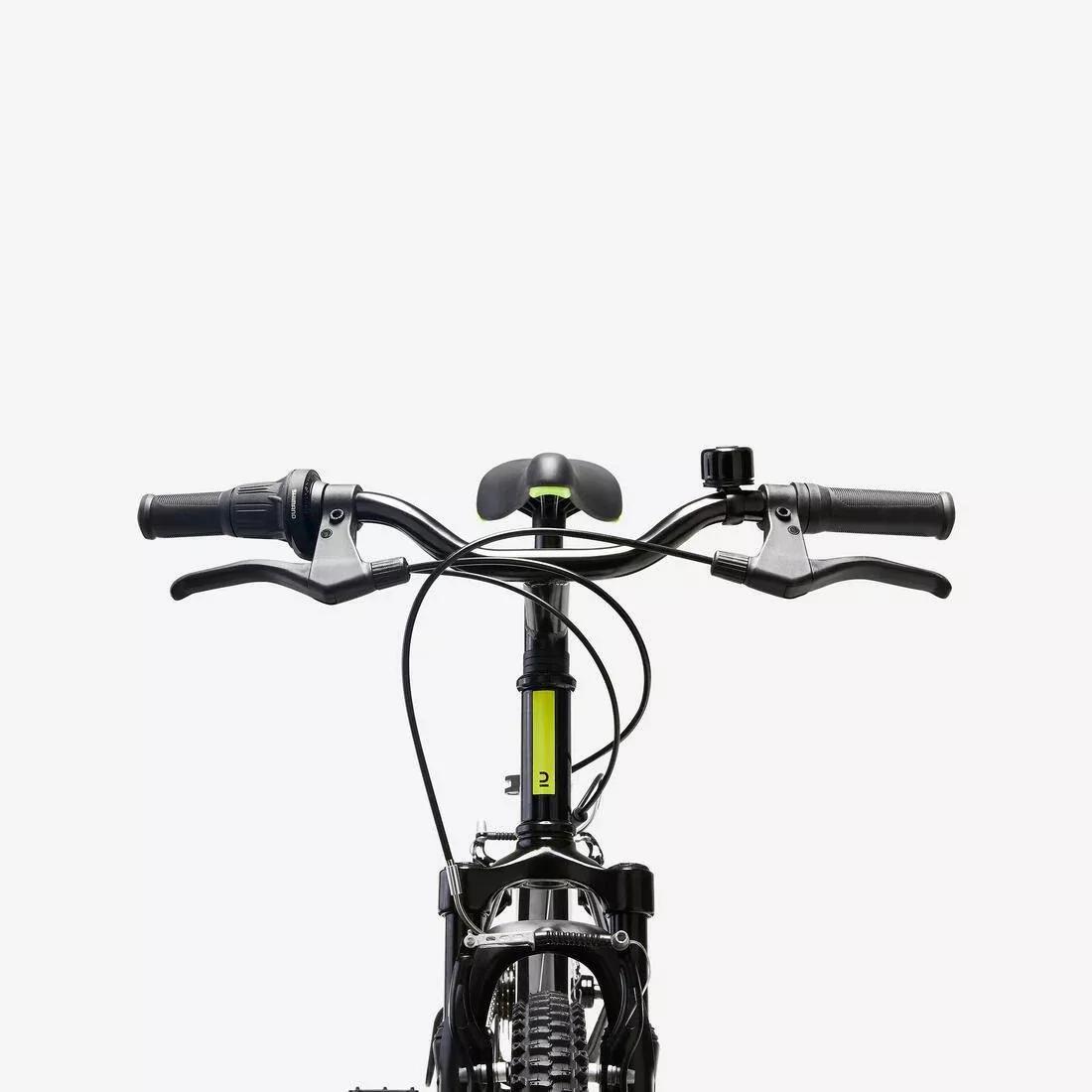 Kids Unisex 20" 6-9 Years Mountain Bike - Expl 500, Black, No Color, large image number 4
