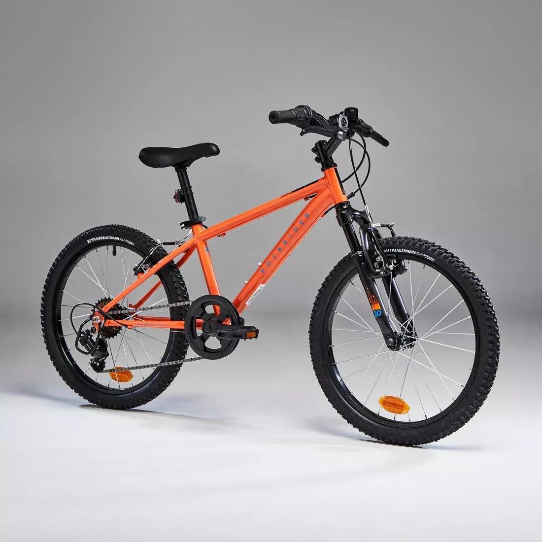 6-9 Years Mountain Bike, Vitamin Orange, No Color, large image number 1