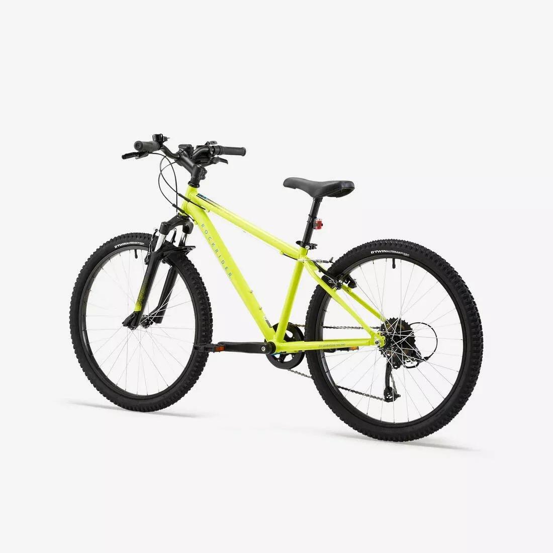 Kids' 24" 9-12 Years - MTB EXPL 500, Yellow, No Color, medium