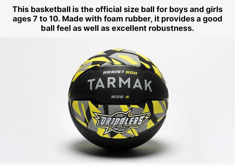 Basketball - Size 5 R500, Black, No Color, large image number 18