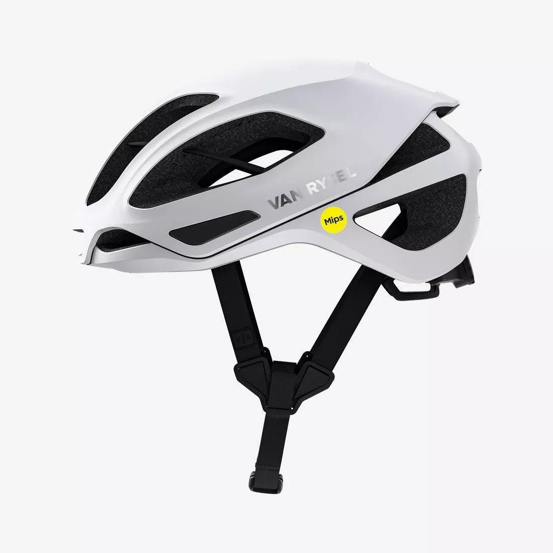 Road Cycling Helmet Rcr Mips, White, No Color, large image number 4