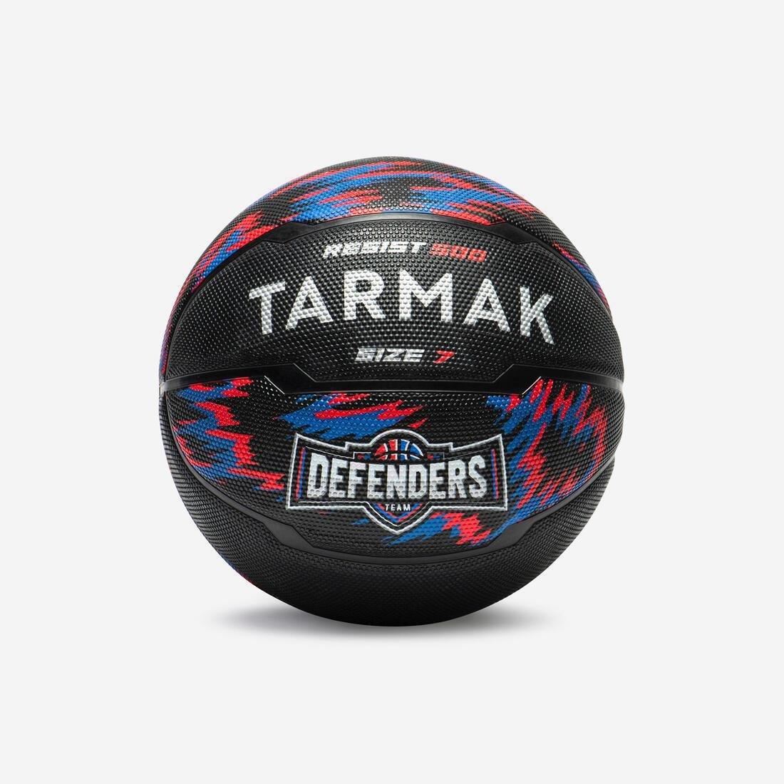 Tarmak Resist 100 Rubber Basketball Size 7 Good Durability with