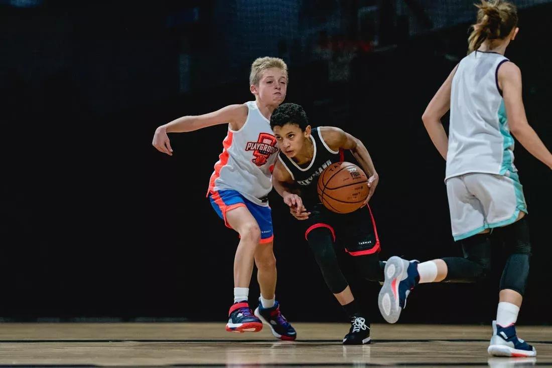 Basketball Orangegreat Ball Feel - BT500 Size 5, Multicolour, No Color, large image number 9