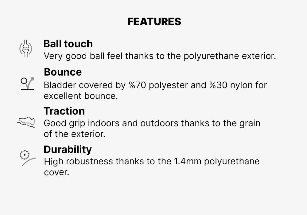 Basketball Orangegreat Ball Feel - BT500 Size 5, Multicolour, No Color, medium