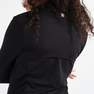 DOMYOS - Women Straight-Cut Fitness Jacket, Black