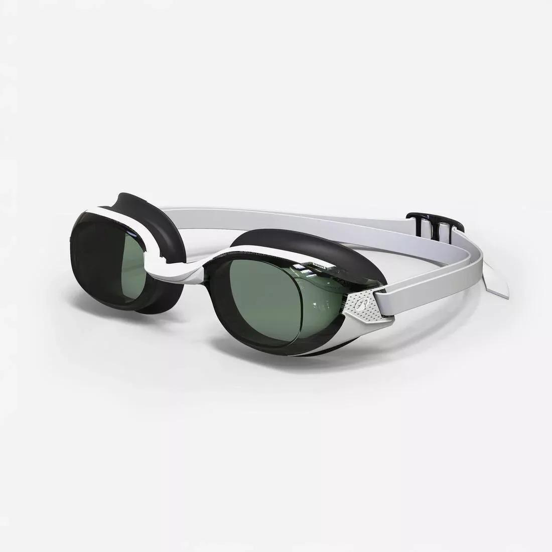 Corrective Swimming Goggles Smoked Lenses - Bfit 500, Black, No Color, medium