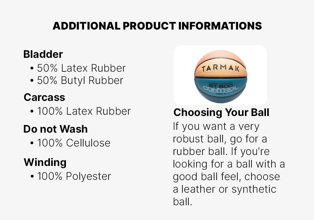 Fiba Basketball - Bt500 Size 6, Multicolour, No Color, medium