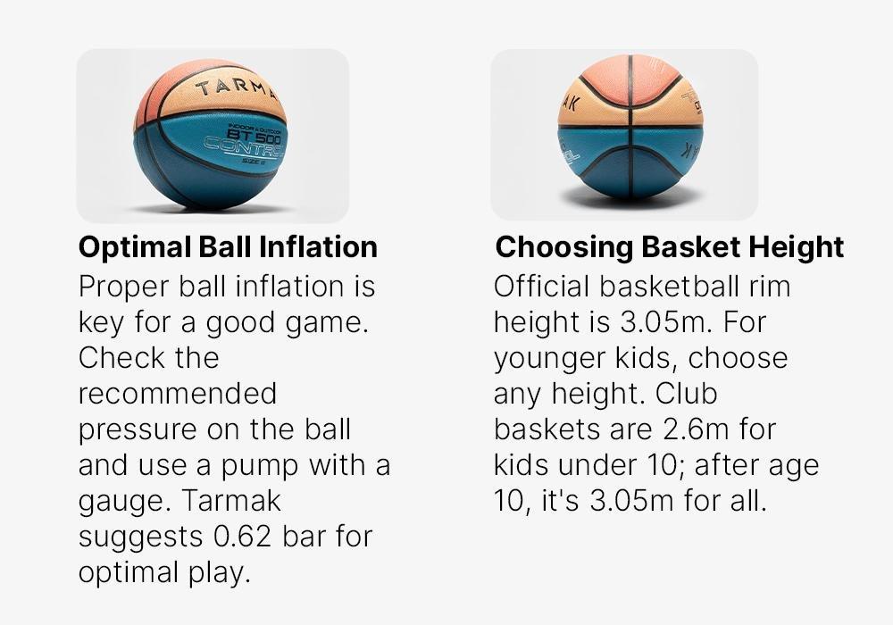 Fiba Basketball - Bt500 Size 6, Multicolour, No Color, medium