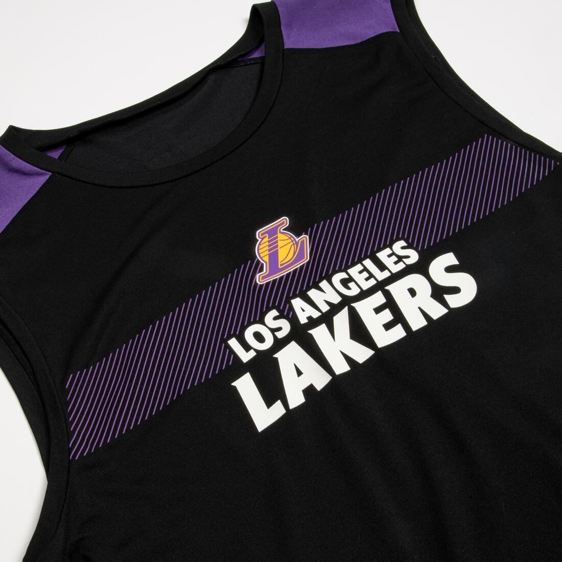 Men Basketball Base Layer Jersey Ut500 - Nba Los Angeles Lakers, Black, No Color, medium