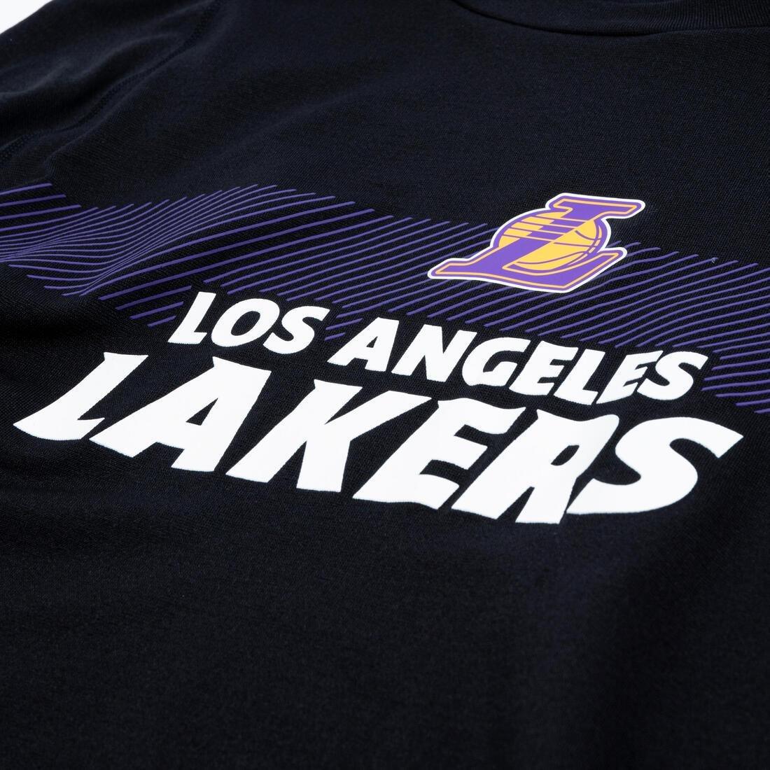 Kids Basketball Base Layer Jersey - Ut500 - Nba Los Angeles Lakers, Black, , large image number 1