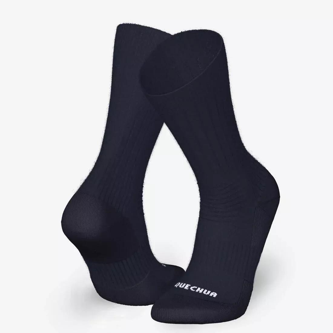 Warm Hiking Socks - Sh100 Mid - Set Of 2, Blue, , large image number 13