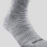 QUECHUA - Warm Hiking Socks - Sh100 Mid - Set Of 2, Grey