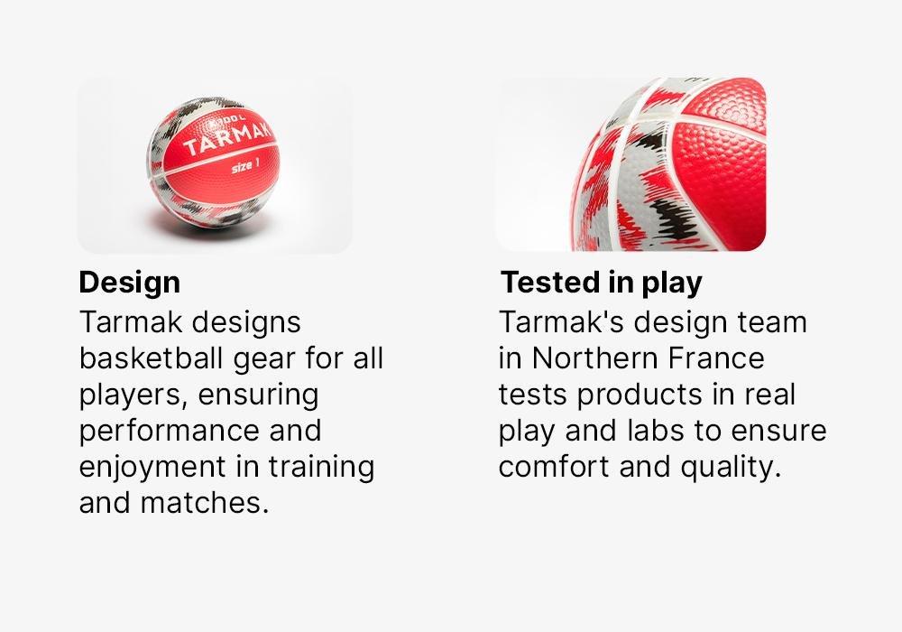 Kids Unisex Mini Foam Basketball - Size 1 (Up To 4 Years) - K100, Multicolour, No Color, medium