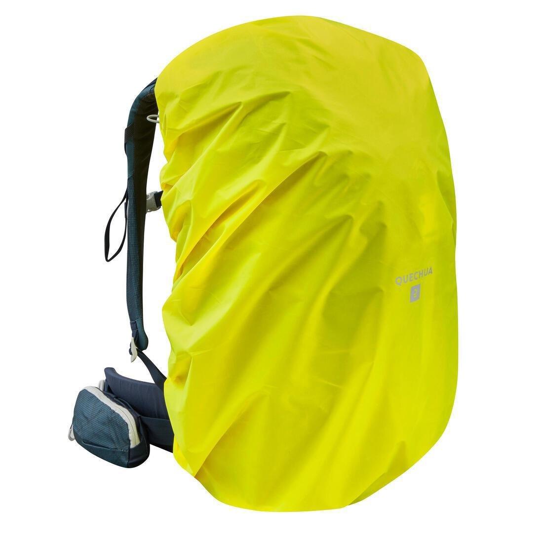 FORCLAZ - Rain Cover For Hiking Backpack - 20/40 L, Yellow