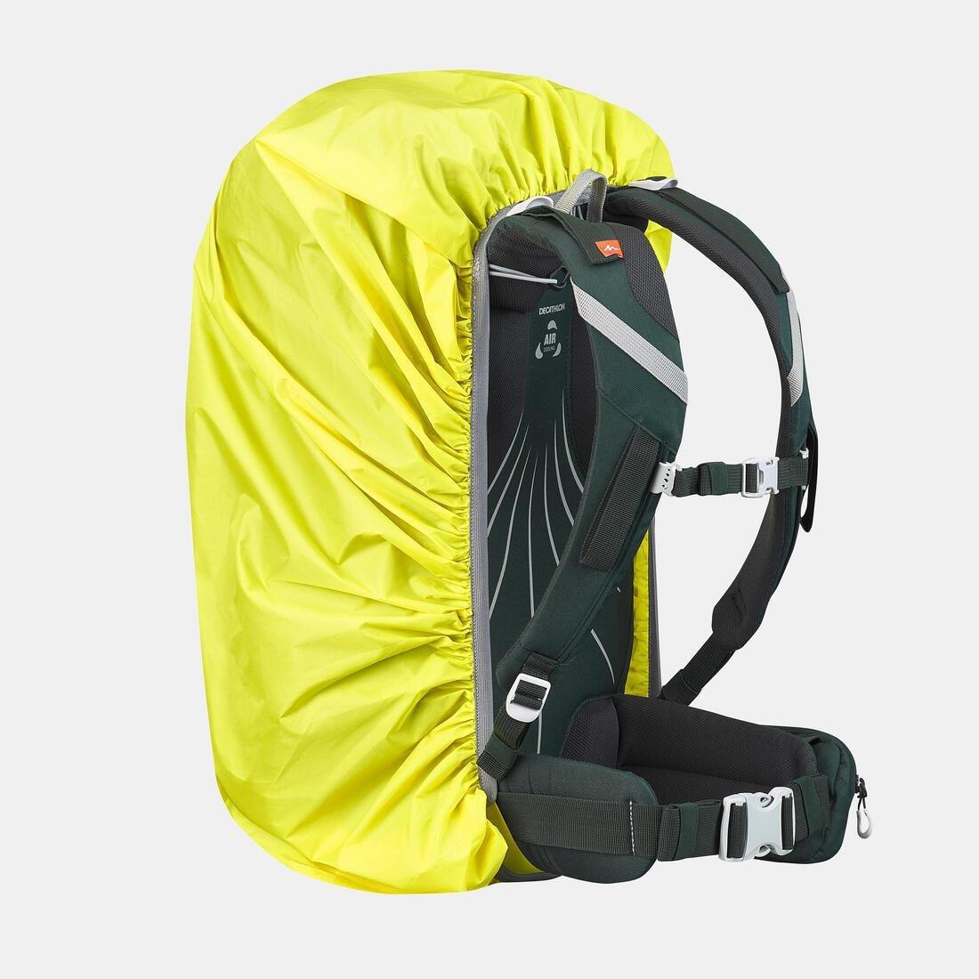 FORCLAZ - Rain Cover For Hiking Backpack - 20/40 L, Yellow