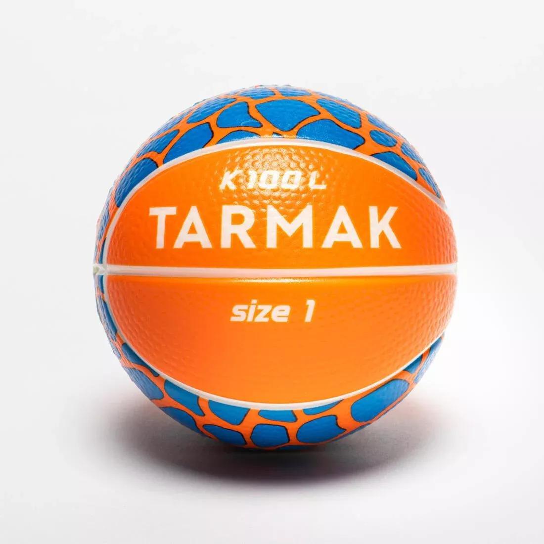 Unisex Kids Mini Foam Basketball - Size 1 (Up To 4 Years) - K100, Orange, No Color, large image number 0