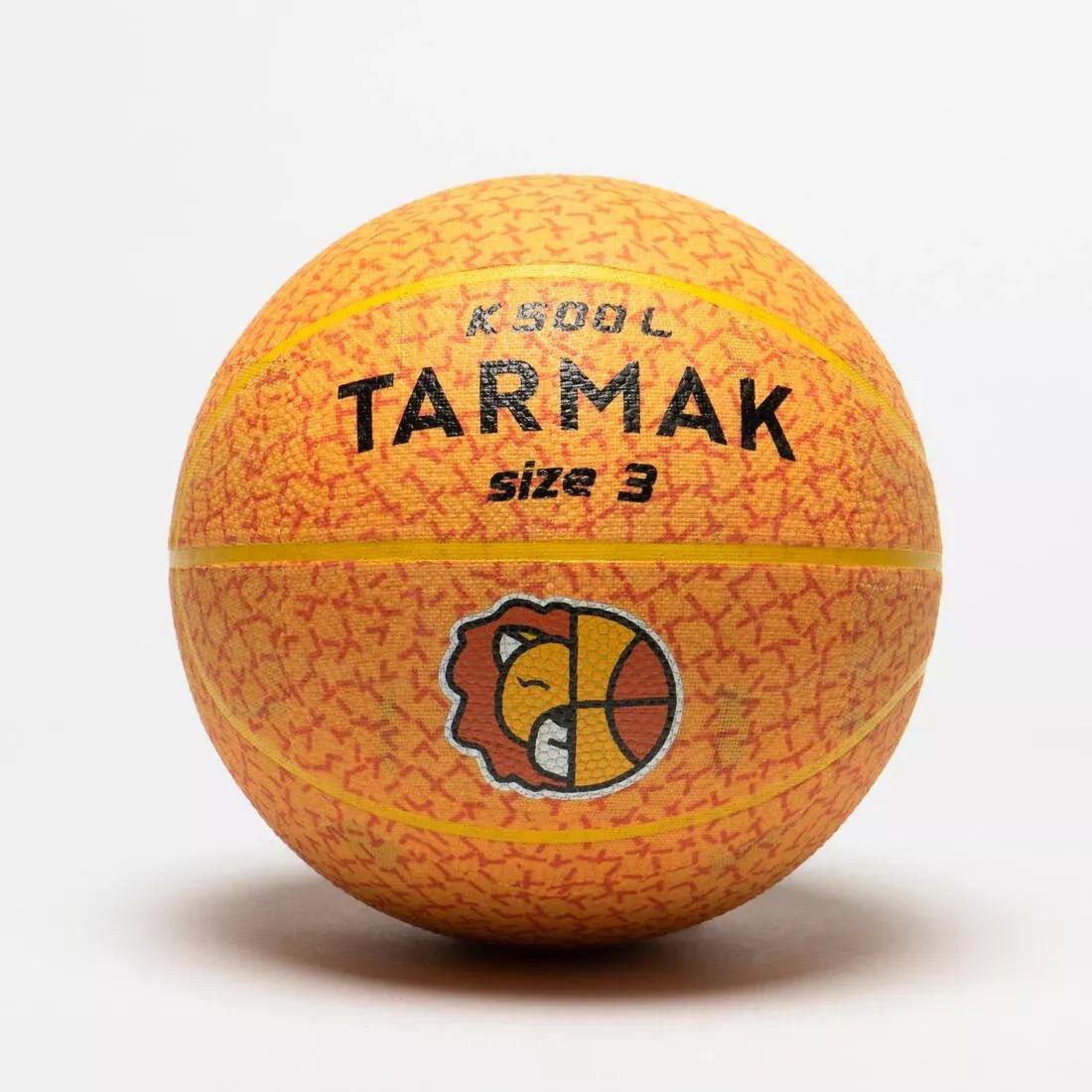 Unisex Kids Basketball - K500 Size 3, Yellow, No Color, large image number 0