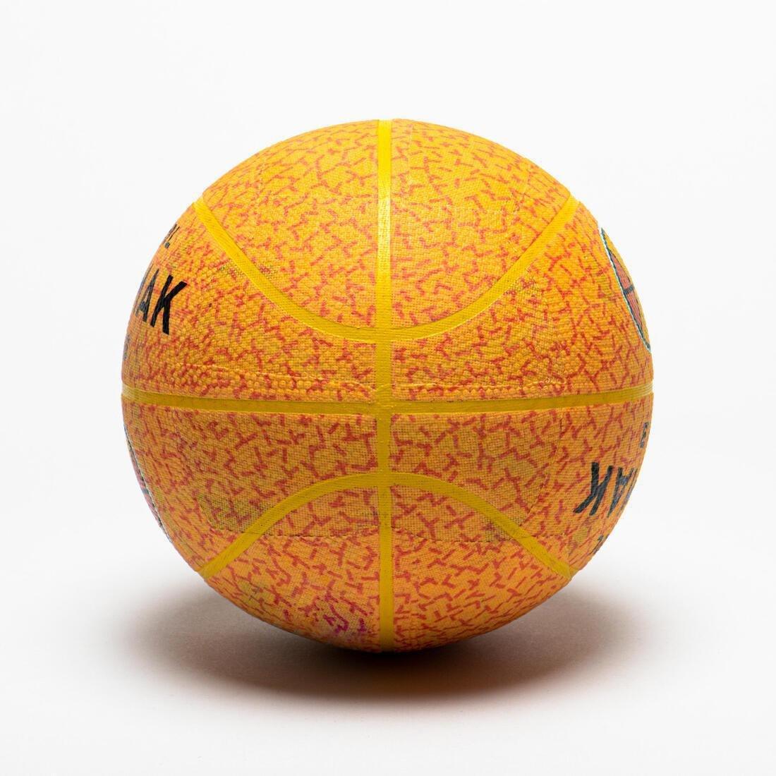 Unisex Kids Basketball - K500 Size 3, Yellow, No Color, large image number 1