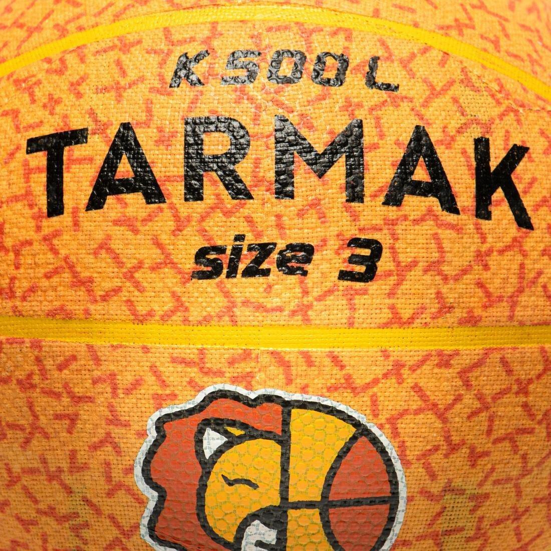 Unisex Kids Basketball - K500 Size 3, Yellow, No Color, large image number 9