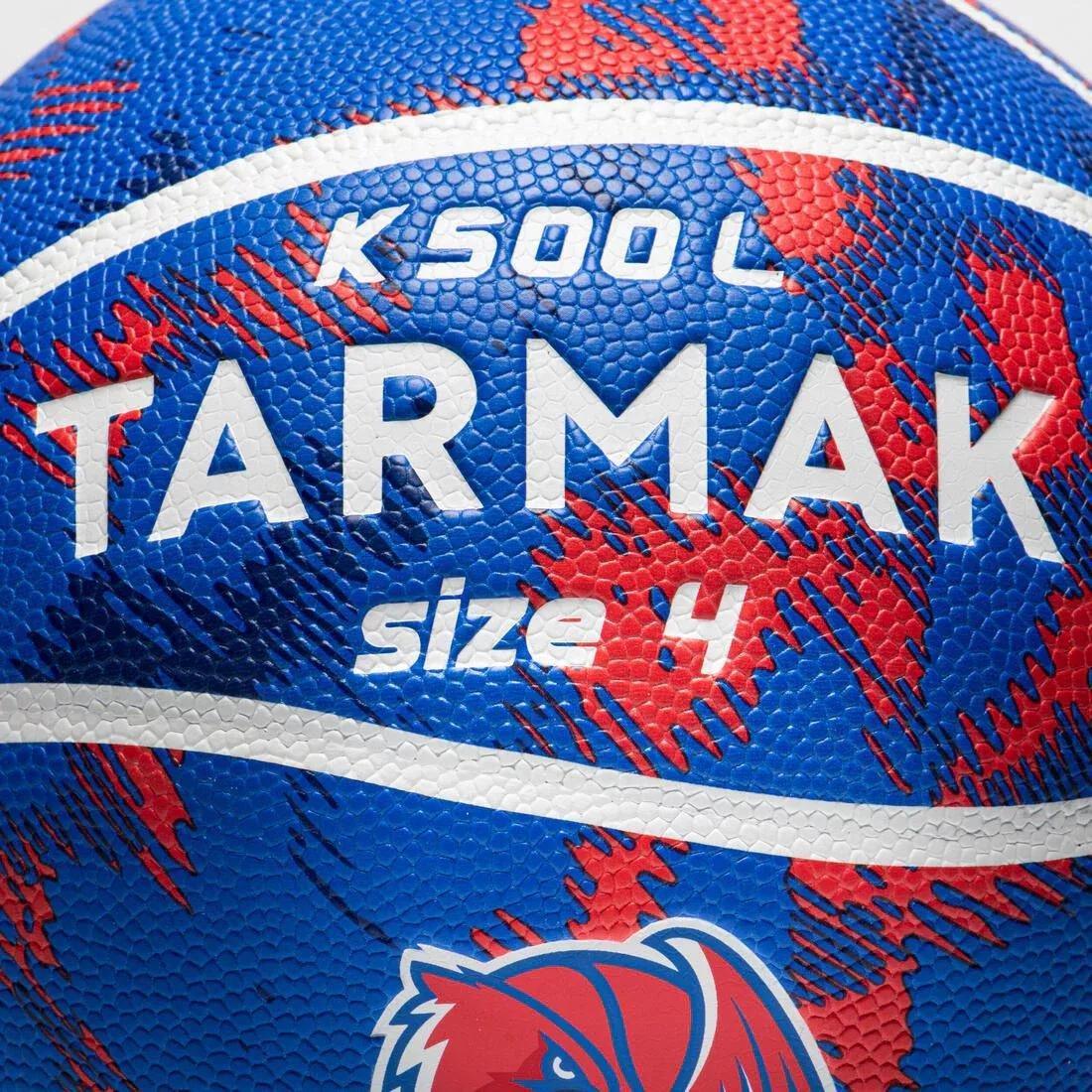 Unisex Kids Basketball - Size 4 K500 Aniball, Blue, No Color, large image number 6