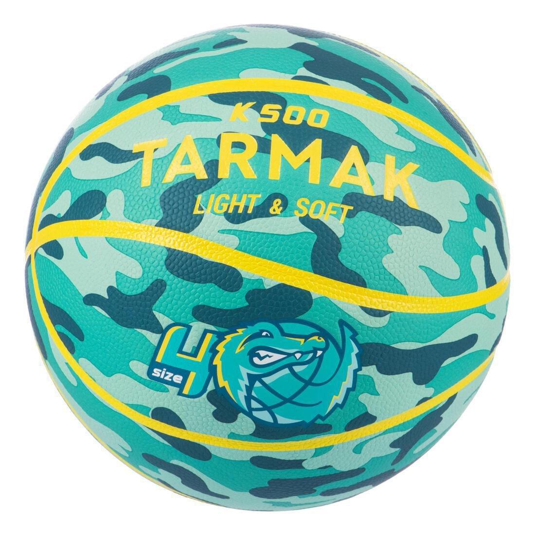 Unisex Kids Basketball - Size 4 K500 Aniball, Blue, No Color, large image number 12