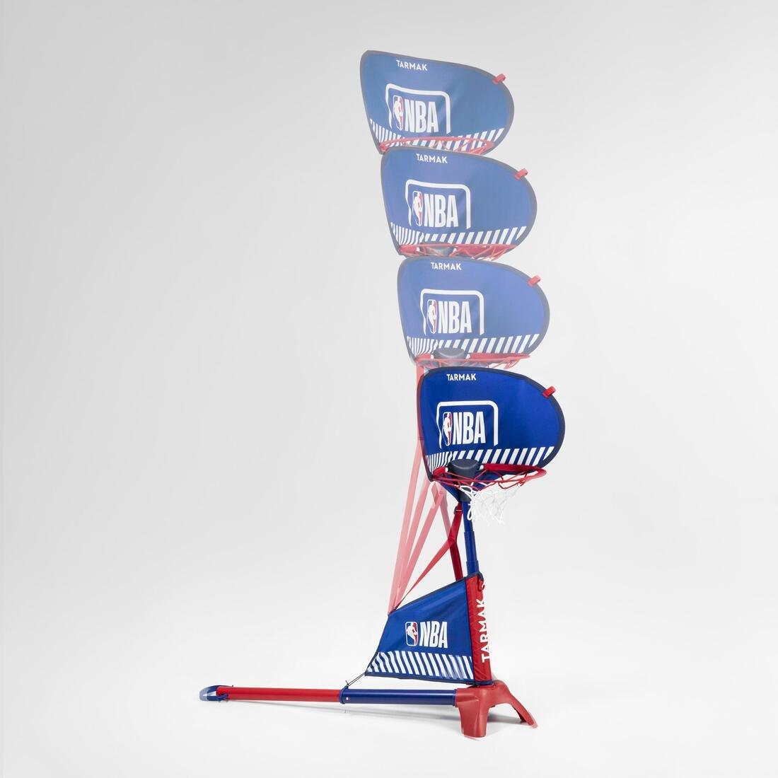 Basketball Hoop With Adjustable Stand - (From 1 M To 1.80 M) Hoop 500 Easy, Blue, No Color, large image number 2