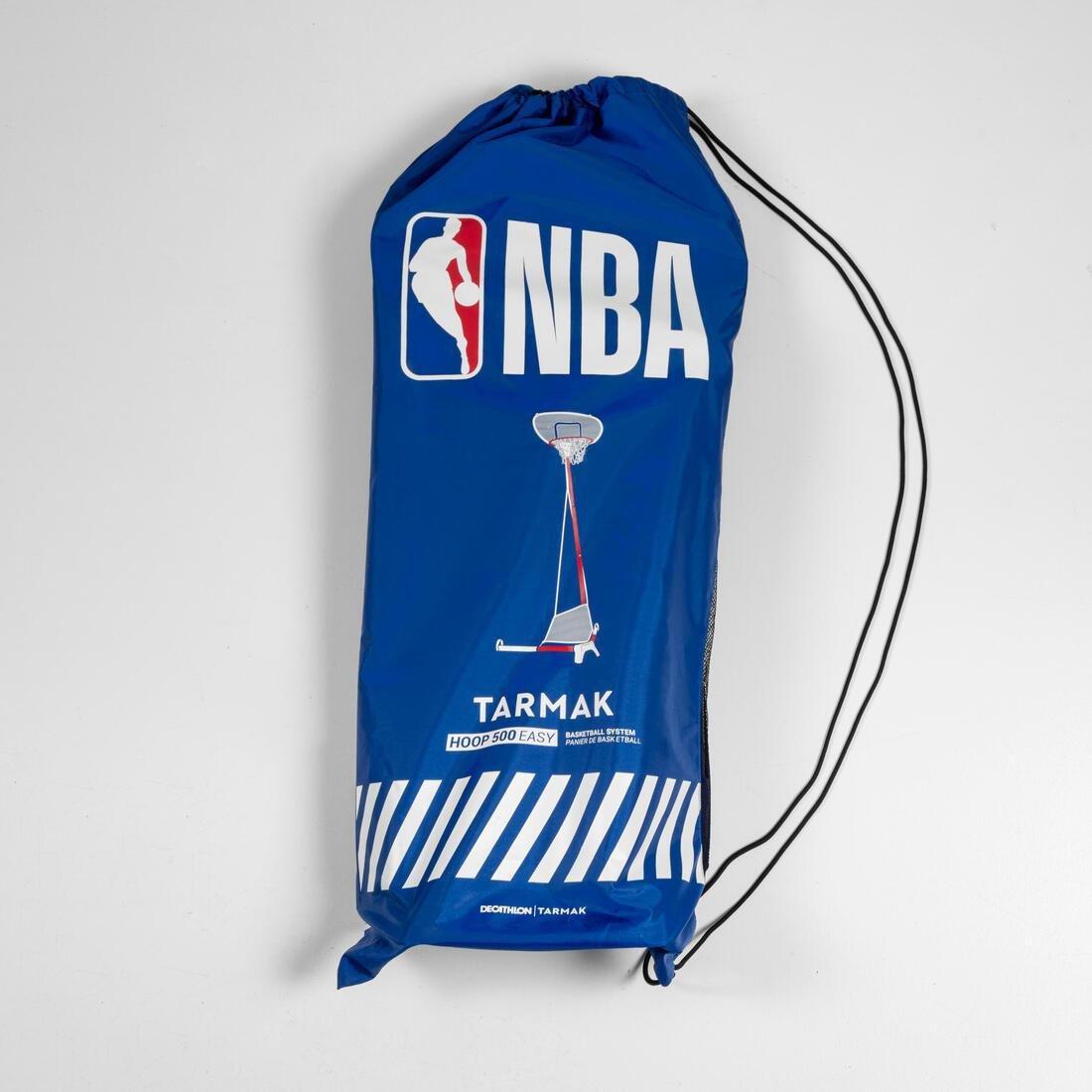TARMAK - Basketball Hoop With Adjustable Stand - (From 1 M To 1.80 M) Hoop 500 Easy, Blue