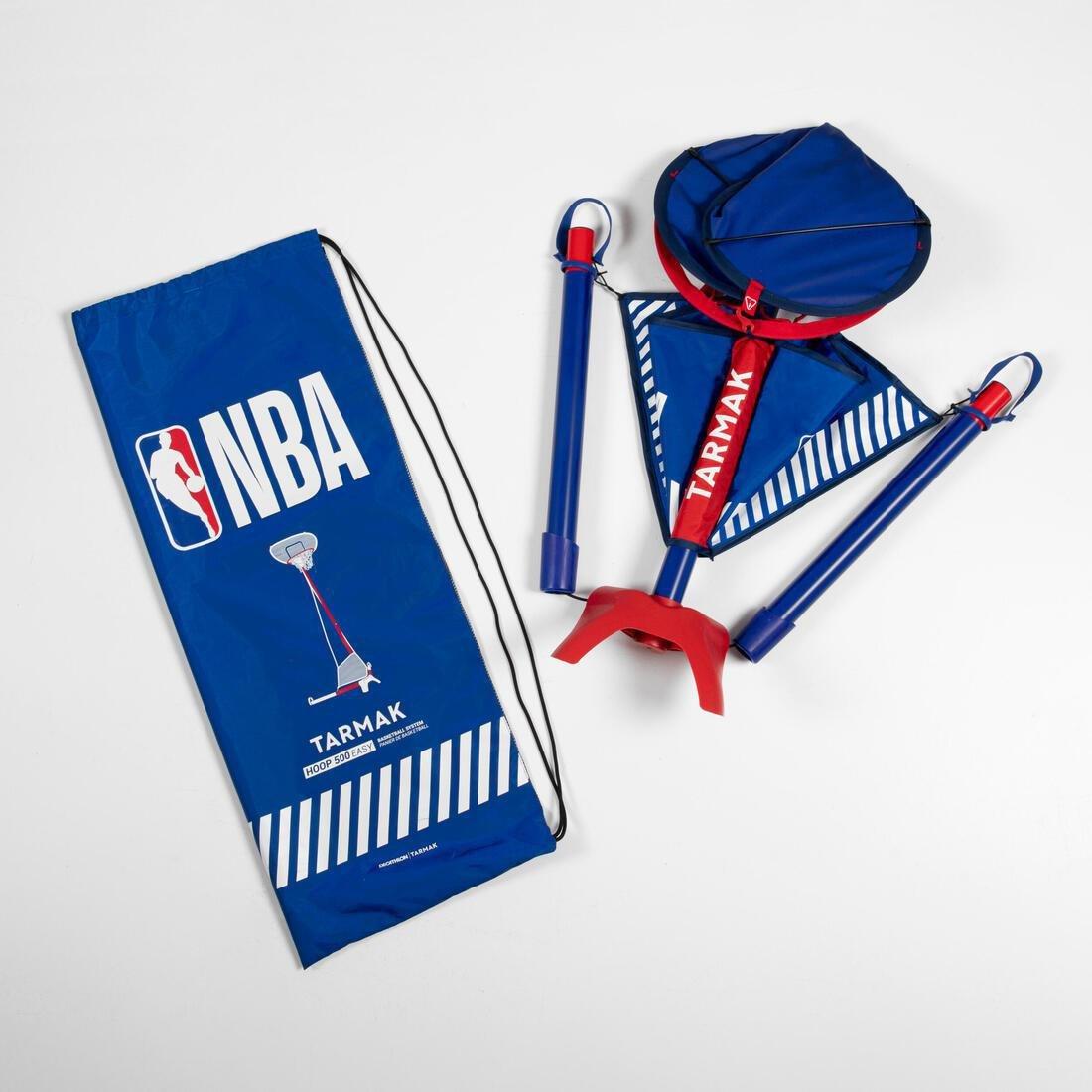 Basketball Hoop With Adjustable Stand - (From 1 M To 1.80 M) Hoop 500 Easy, Blue, No Color, large image number 6