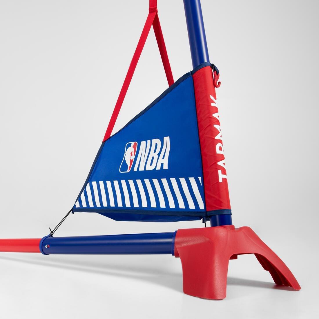 TARMAK - Basketball Hoop With Adjustable Stand - (From 1 M To 1.80 M) Hoop 500 Easy, Blue