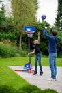 TARMAK - Basketball Hoop With Adjustable Stand - (From 1 M To 1.80 M) Hoop 500 Easy, Blue