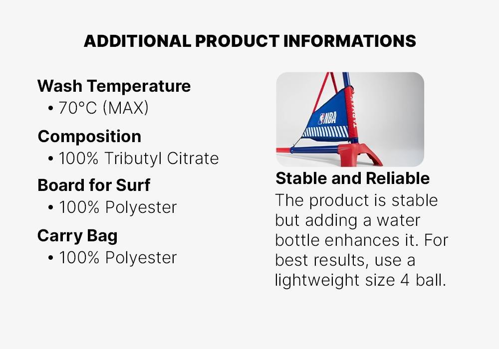 Basketball Hoop With Adjustable Stand - (From 1 M To 1.80 M) Hoop 500 Easy, Blue, No Color, medium