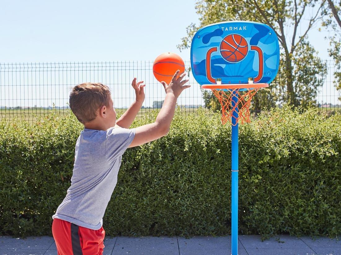 Kids Unisex Basketball Hoop - K100 (Up To Age 5), Blue, No Color, large image number 3
