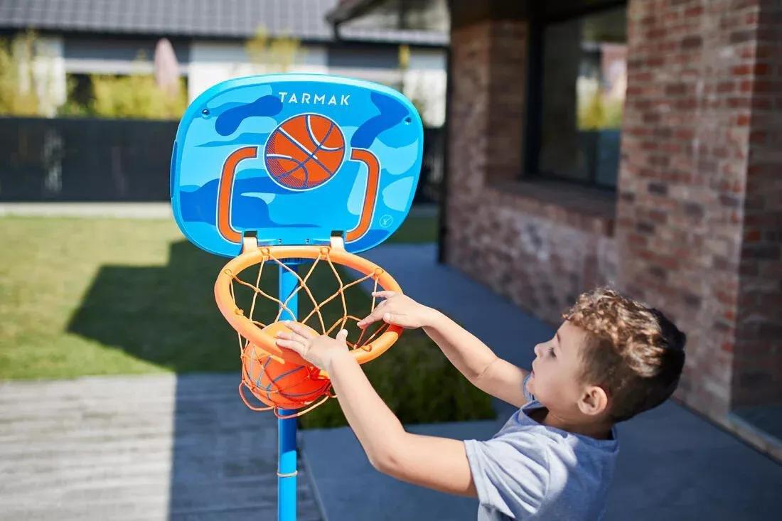 Kids Unisex Basketball Hoop - K100 (Up To Age 5), Blue, No Color, large image number 4