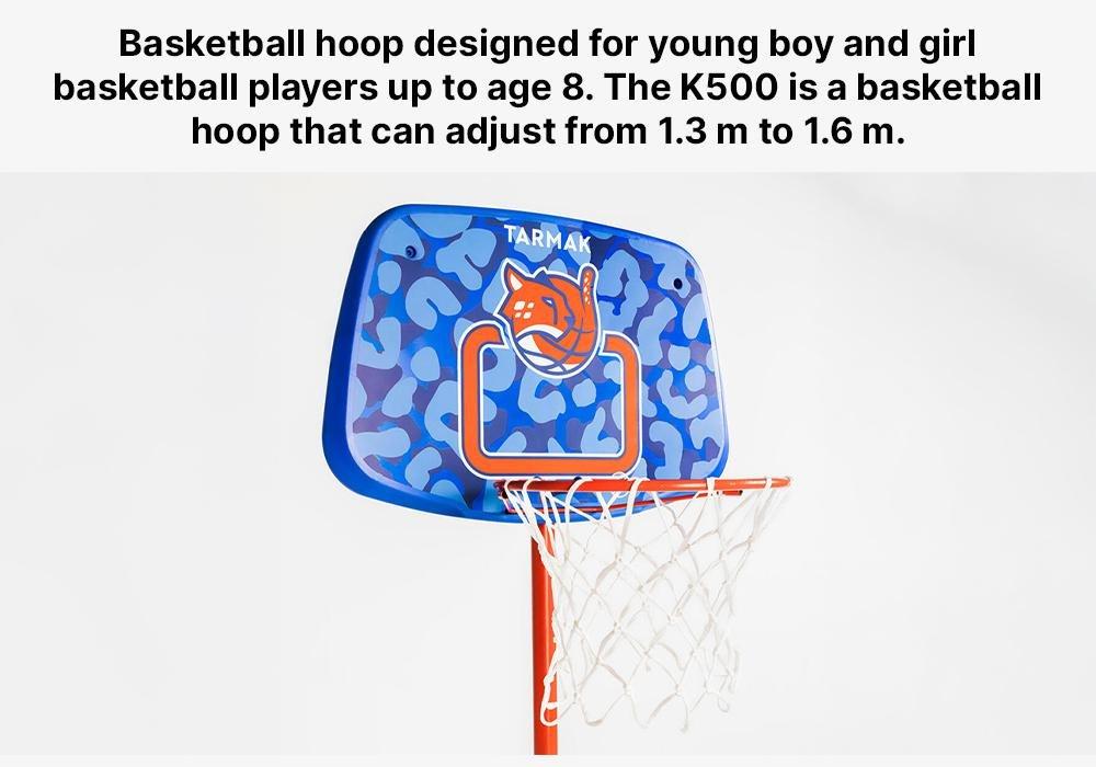 Unisex Kids Basketball - K500 (Up To Age 8), Blue, No Color, medium
