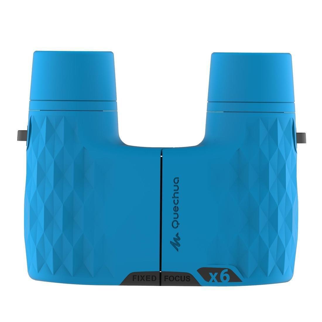 QUECHUA - Kids Unisex Outdoor Binoculars X6 Magnification, Blue